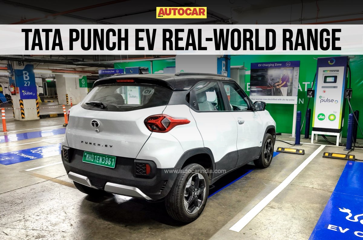 Tata Punch EV price, Punch EV LR range: real world range test